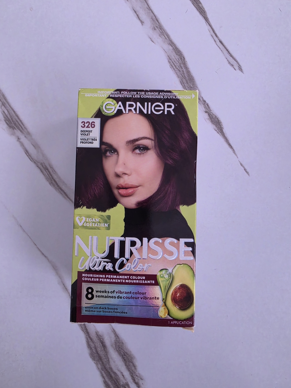Garnier Nutrisse Ultra Color - Deepest Violet (326) Hair Dye